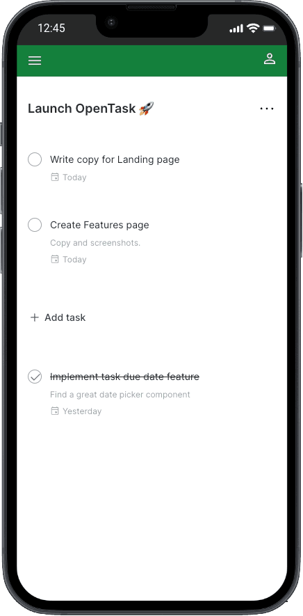 OpenTask